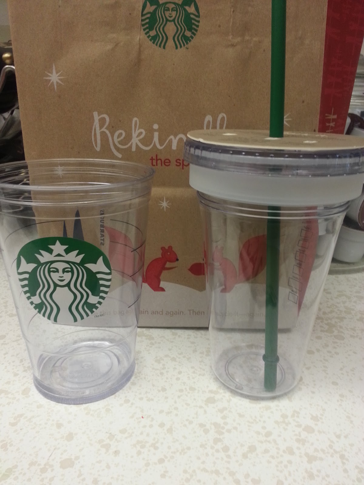 Fancy, Yet Frugal DIY Glitter Starbucks Tumbler