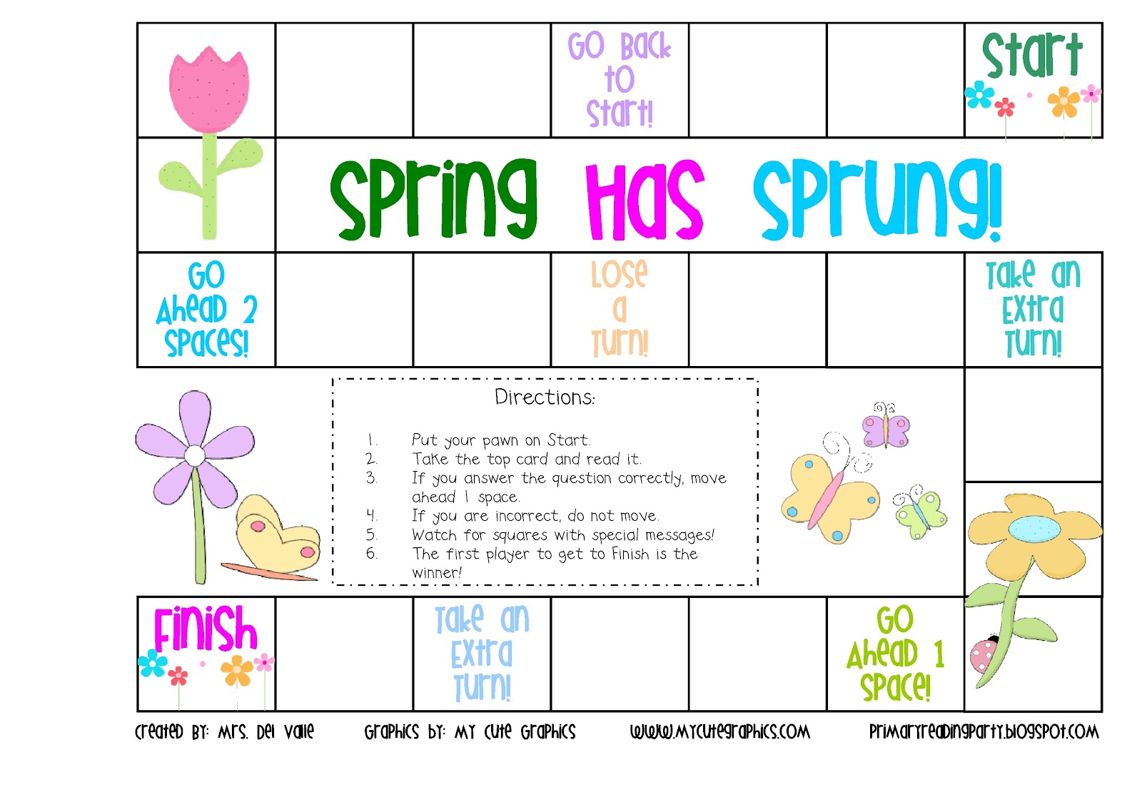 Primary Reading Party Spring Has Sprung!