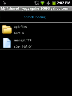 4Shared Mobile: A Useful Android Application That Lets You Download Free Contents.