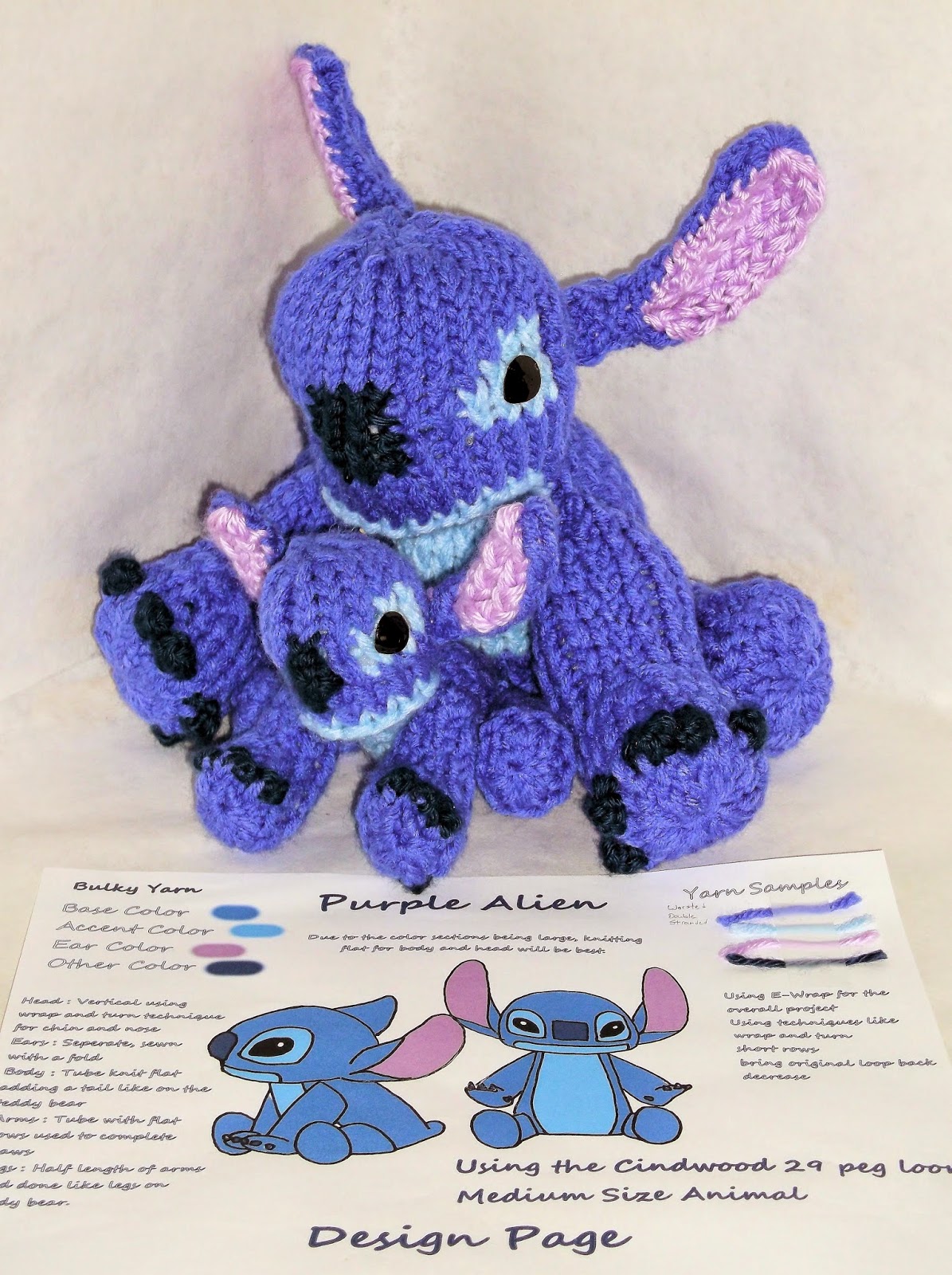 The Loom Muse : Designing a Stuffed Animal Pattern From Beginning to End  Loom Knitting