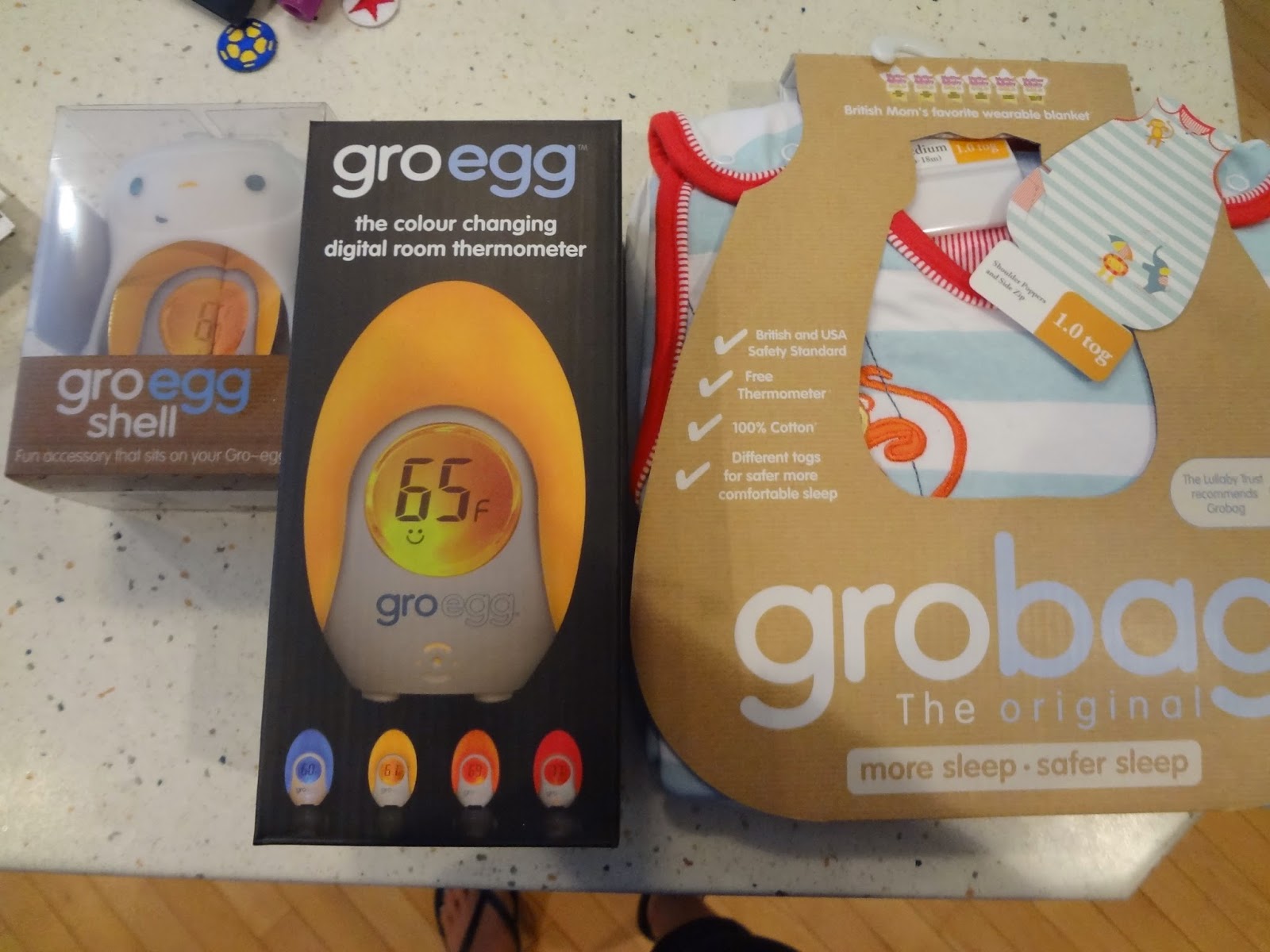 Gro-Egg Color Changing Digital Room Thermometer, White [Baby Product] :  : Baby