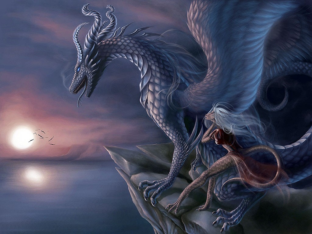 Backgrounds And Posters: Fantasy Dragon Wallpapers