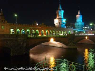 fetival of lights, berlin, illumination, 2012, oberbaumbrücke