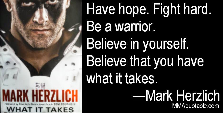 Motivational Quotes with Pictures (many MMA & UFC): Have hope. Fight