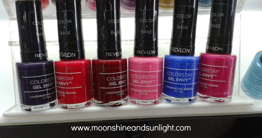New Launch Revlon Colorstay Gel Envy Nail Enamel Moonshine And New Launch Revlon Colorstay Gel Envy Nail Polishes
