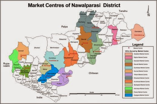 Map Of Nawalparasi District With Vdc Nawalparasi District, Nawalparasi Lumbini Nepal, Nawalparasi News, Maps:  Maps Of Nawalparasi