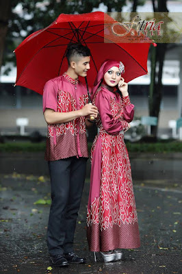 gamis batik couple
