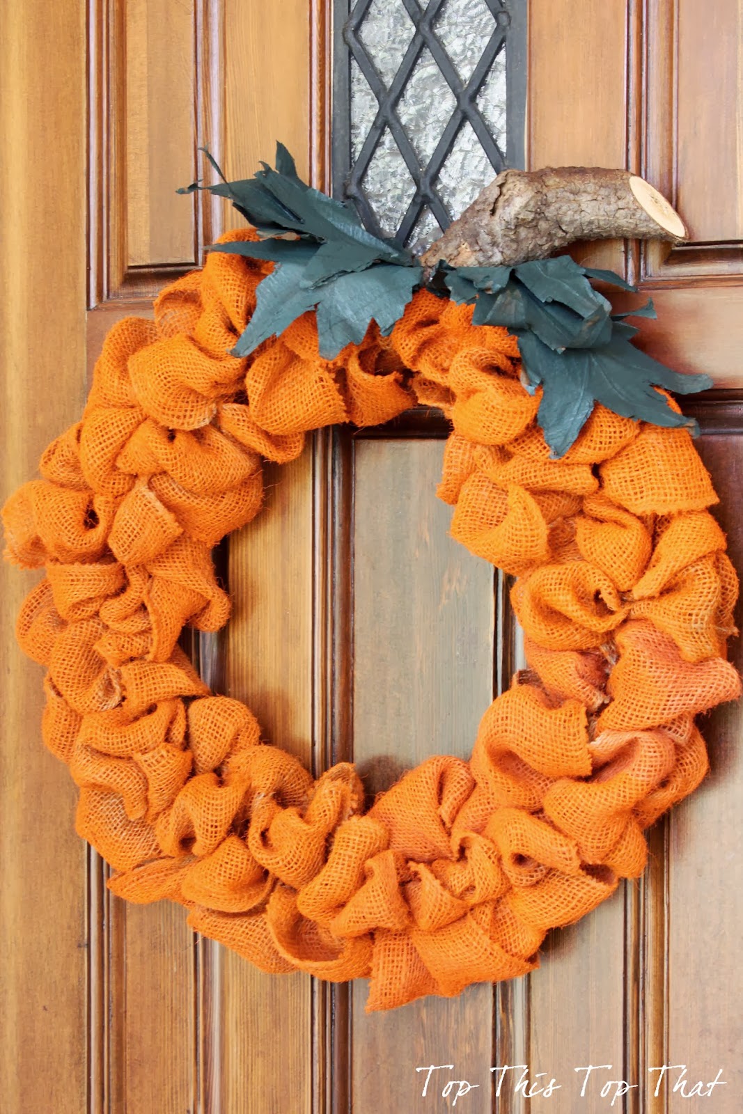 Simple DIY Burlap Wreath With Fall Flowers – Practically Functional