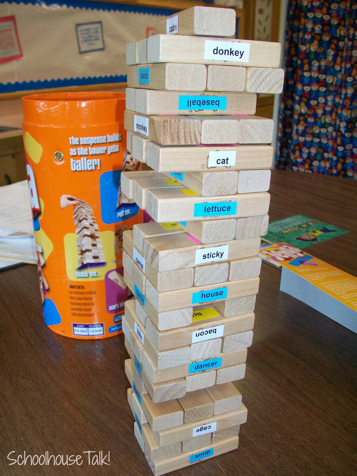 Schoolhouse Talk! Articulation Jenga