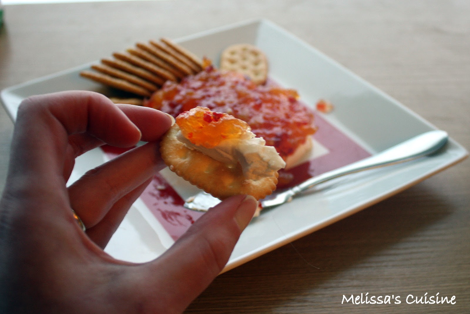 Melissa's Cuisine Pepper Jelly Appetizer