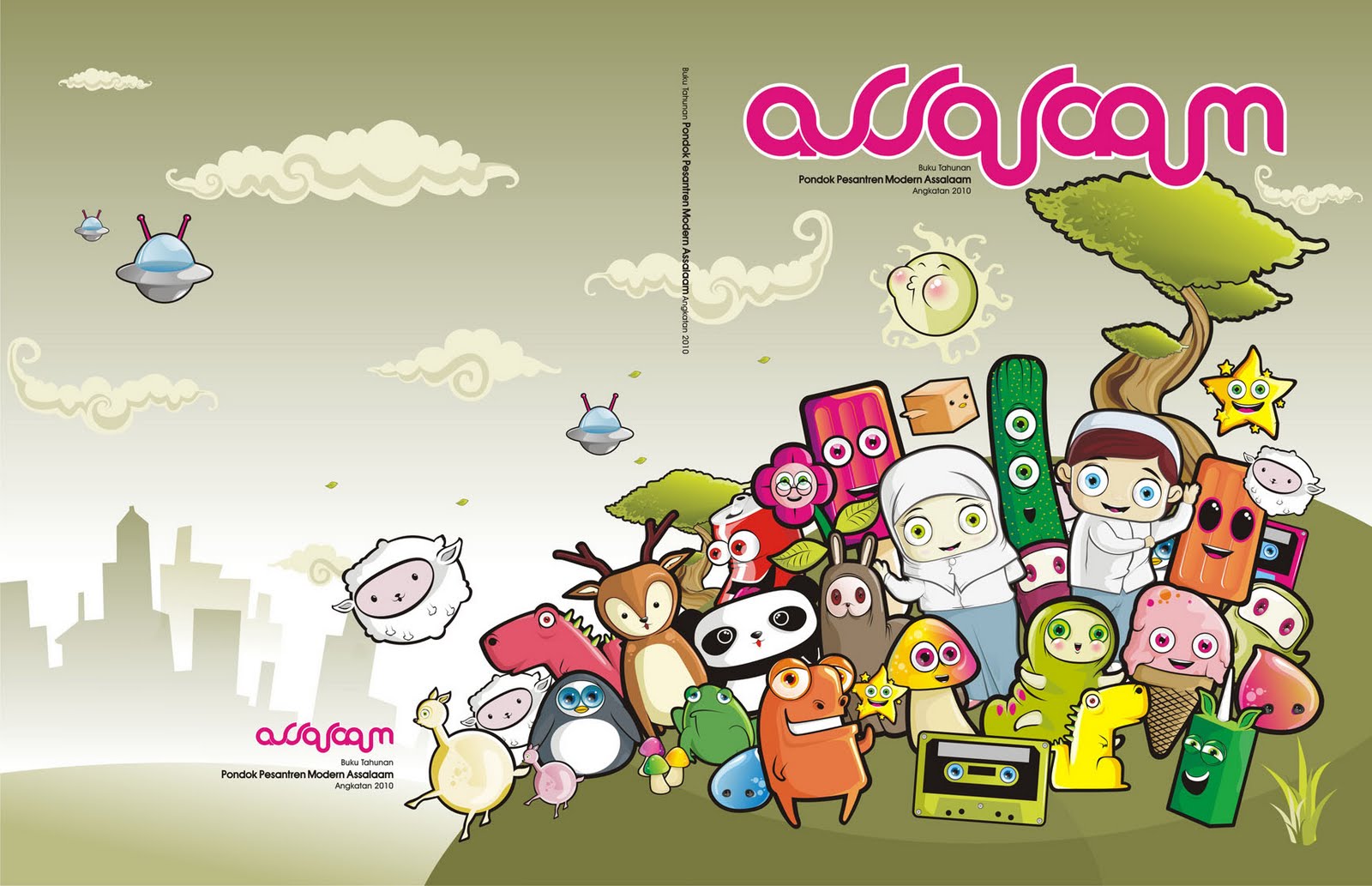 Buku Tahunan Sekolah COVER BUKU TAHUNAN ASSALAM 2010