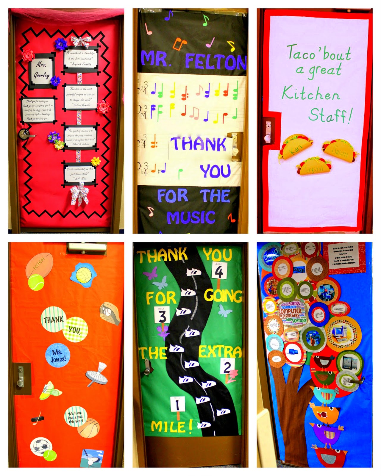 Crafty Sisters: Teacher Appreciation Door Decorations 2014 Crafty Sisters: Teacher Appreciation Door Decorations 2014