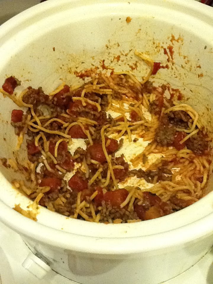 just piddlin' Easy cooking Crockpot spaghetti