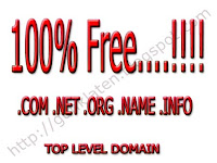 Domain Gratis .com .net .biz .name .info 2012