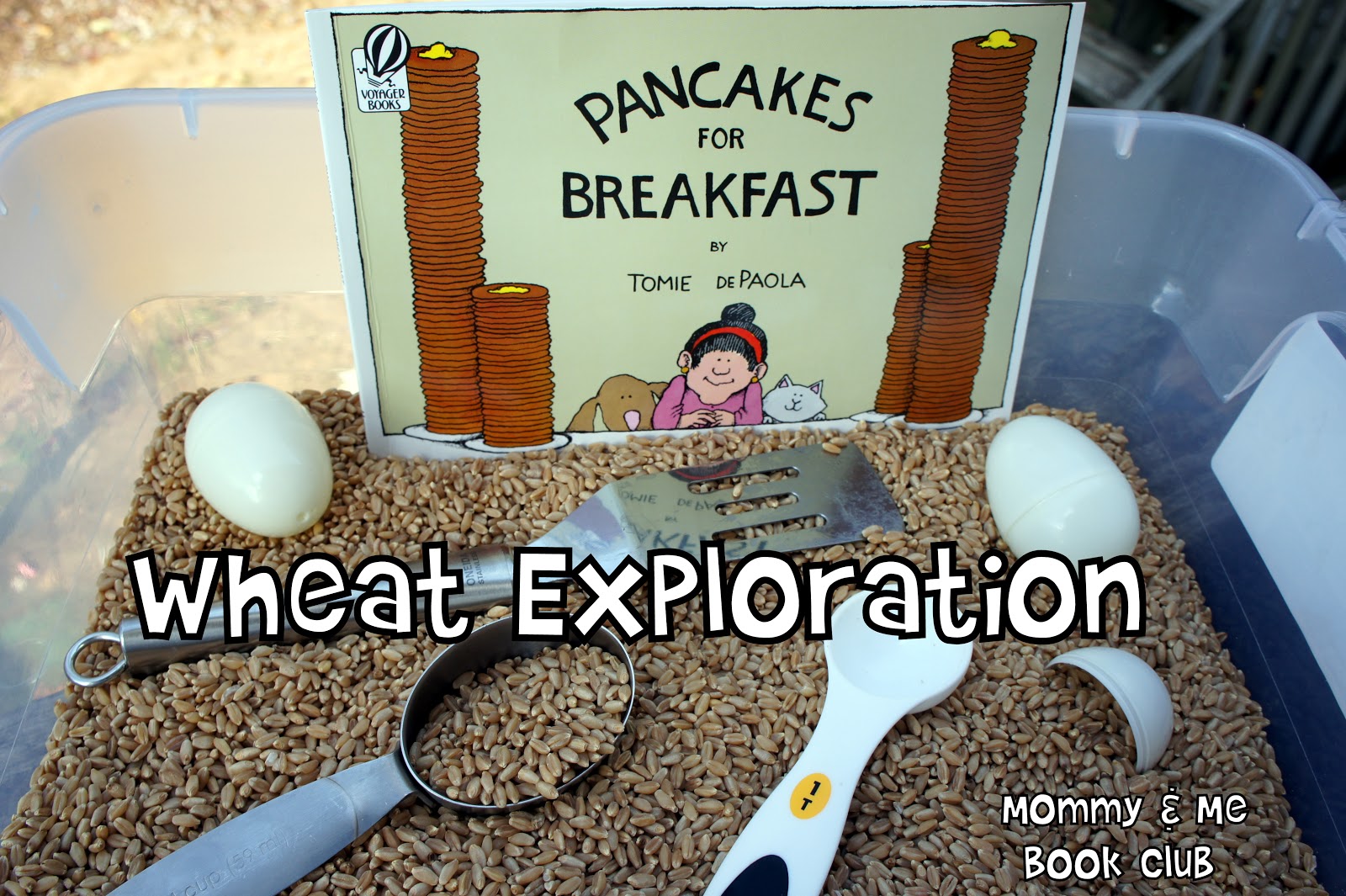 Mommy and Me Book Club Pancakes for Breakfast
