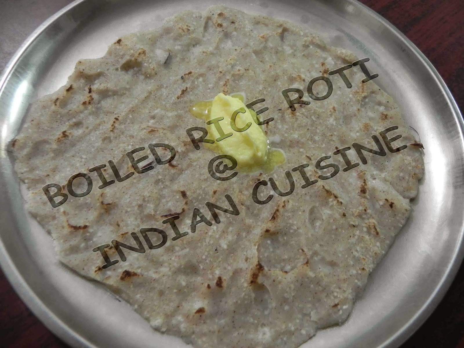 Konkani Breakfast Recipes Boiled Rice Roti Ukkad Tandla Bhakri