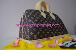 3D designer handbag cake ~ hand sculpted
