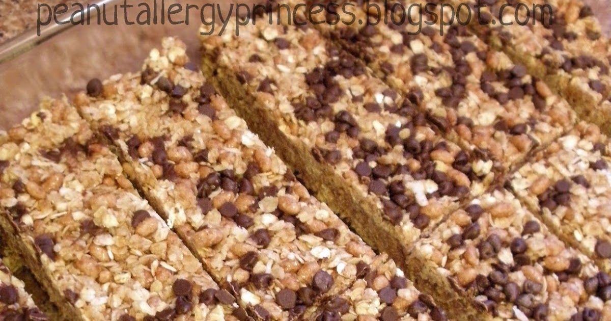 Peanut Allergy Princess Homemade Granola Bars