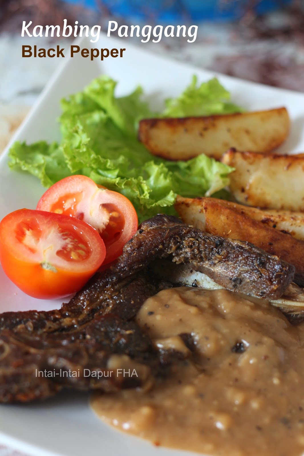 KAMBING PANGGANG Black Pepper FHA Selemak Santan