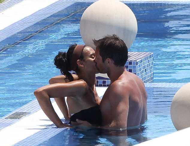 Holiday romance Christine Bleakley and Frank Lampard relax on a luxury 