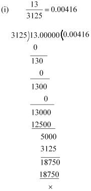 Non Terminating Decimal
