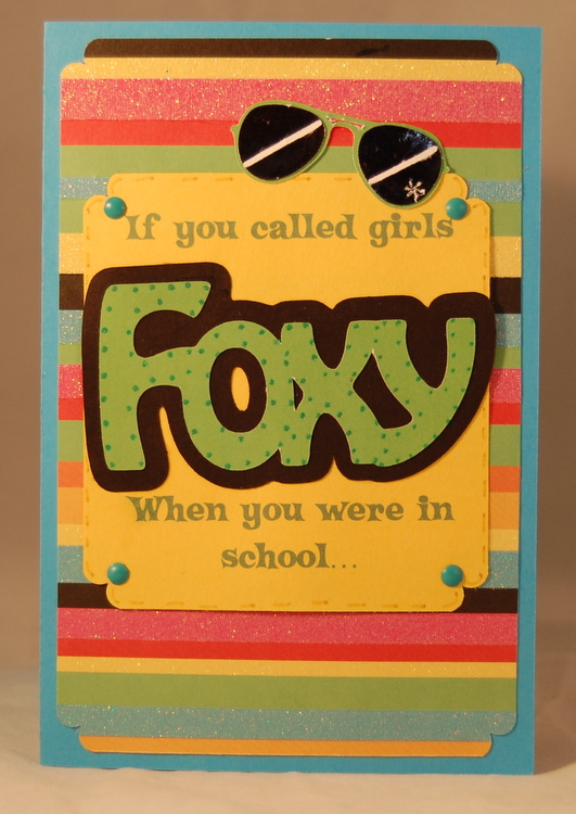 Stamp, Cut, Create With Maria Groovy Times Birthday Card