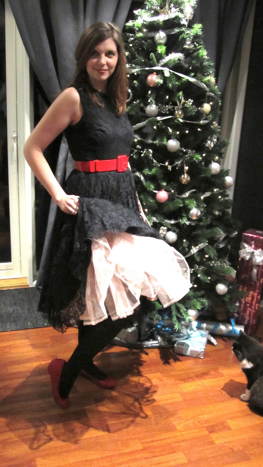 black christmas dress