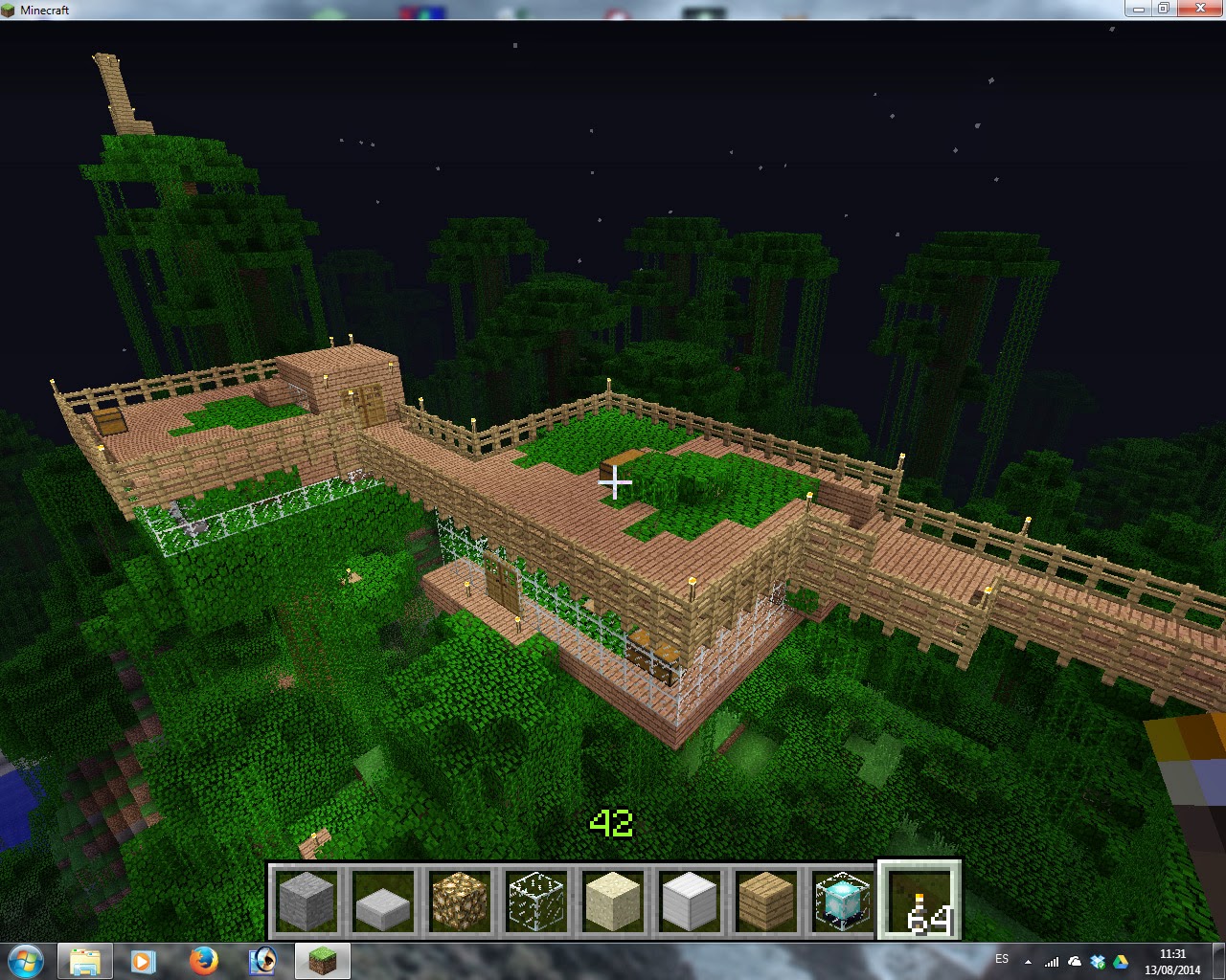 Construcciones en Minecraft: Casas en Árboles