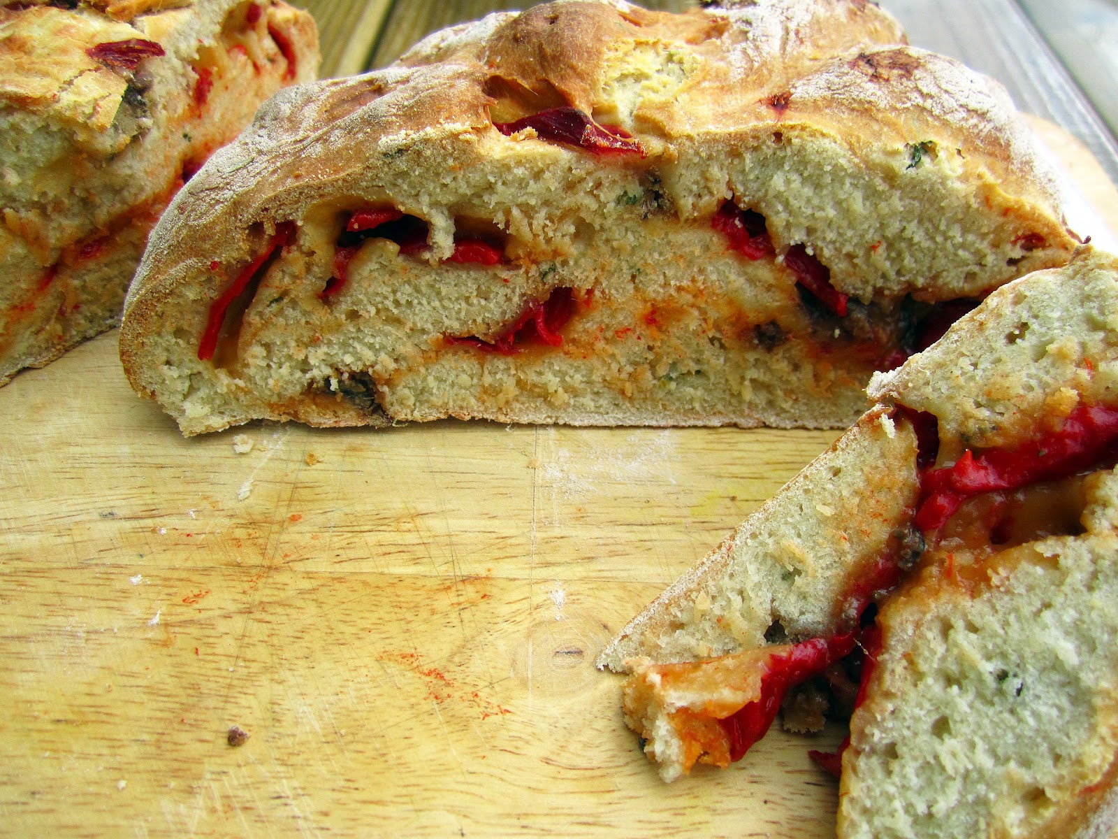 Red Pepper, Thyme and Anchovy Damper Bread The Grazer