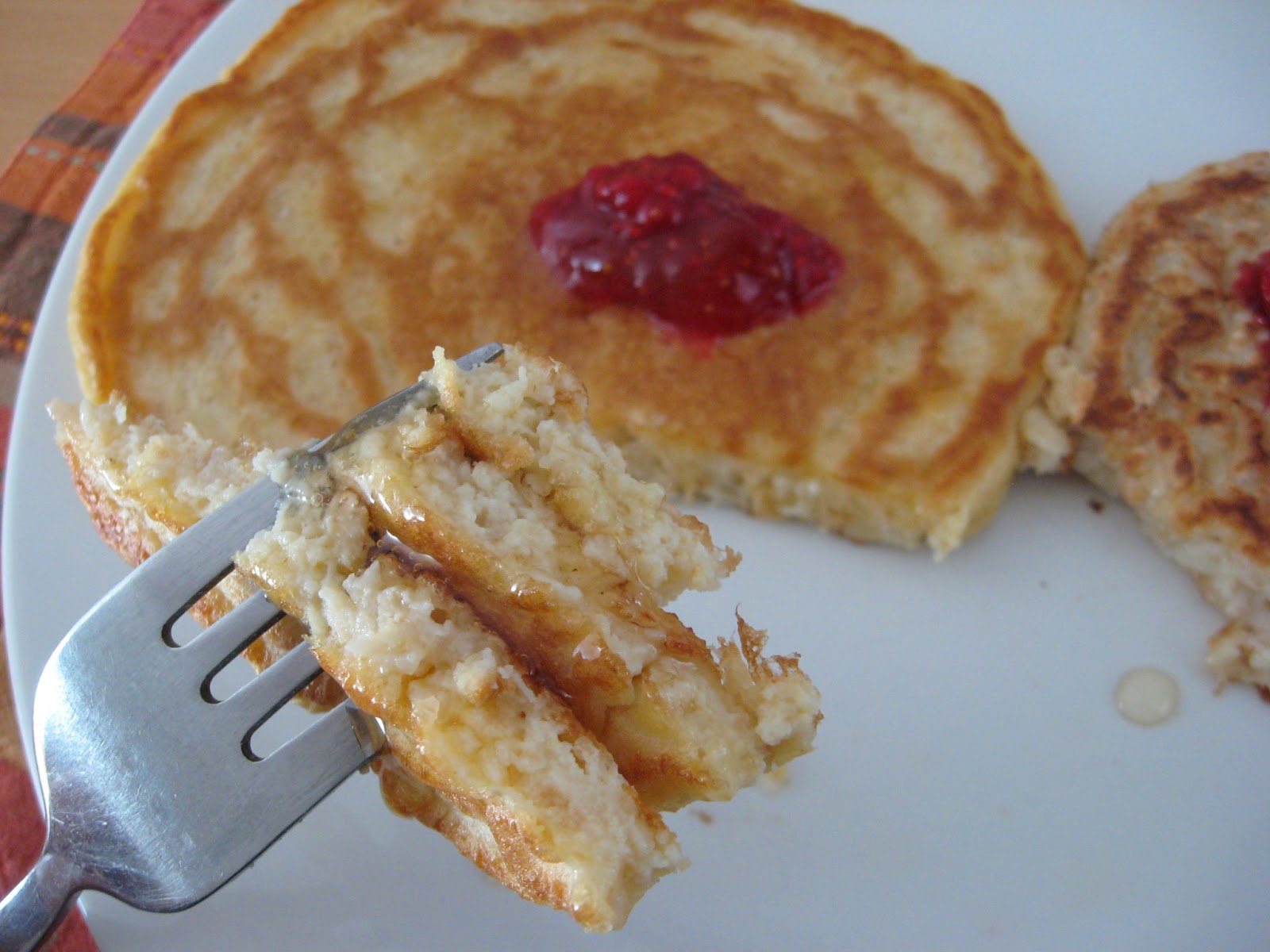 Anthea's eats tofu pancakes