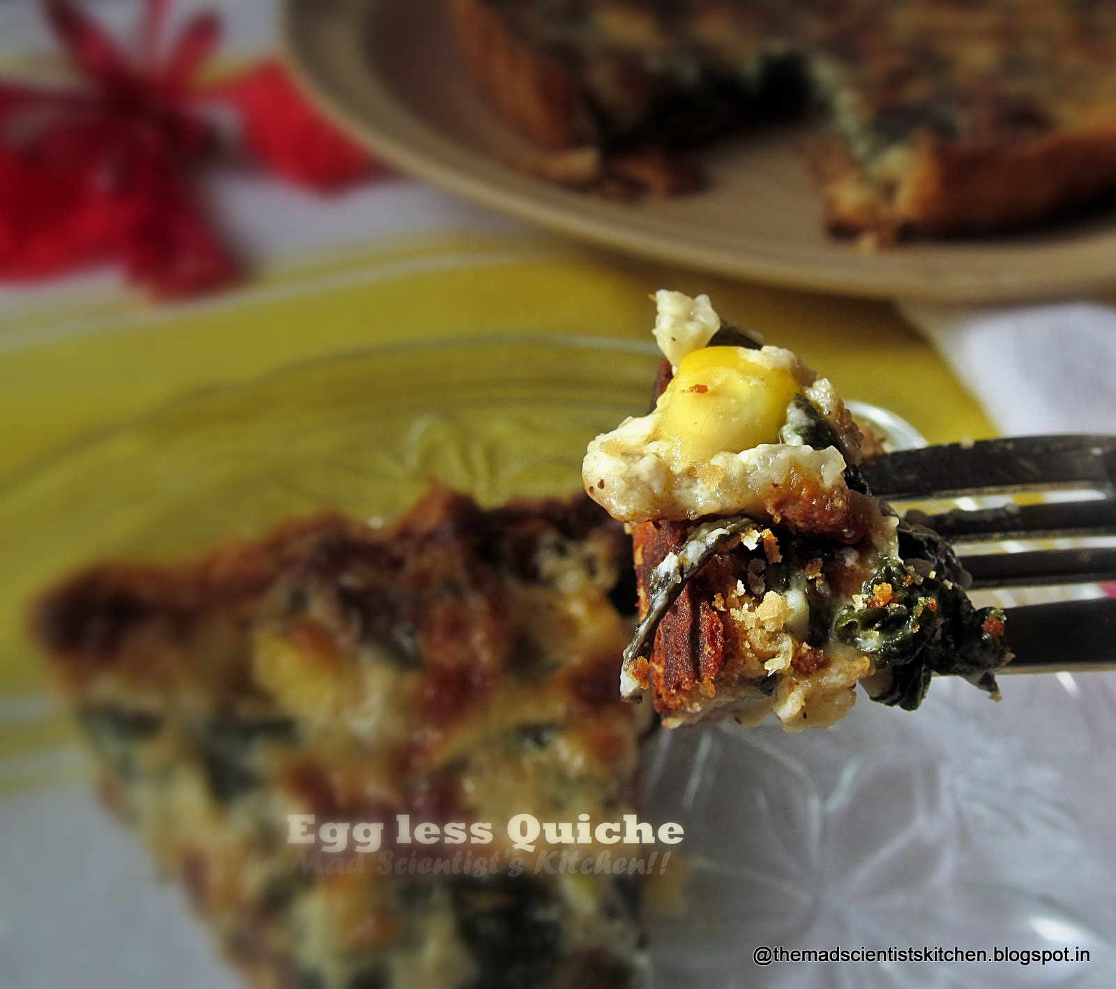 The Mad Scientist S Kitchen Eggless Quiche