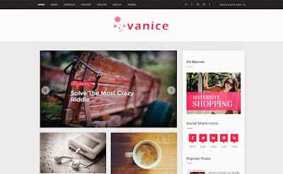 Vanice – Free Blogger Template