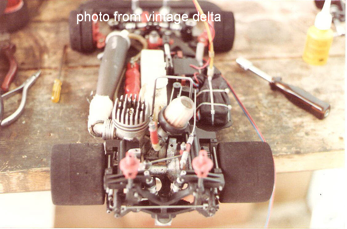 Vintage Delta RC car P4 P12 Eagle IFMAR 1983 World Championship Carnoux France