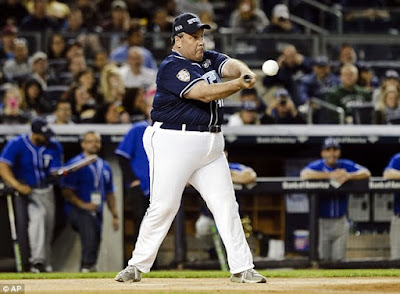 Chris Christie baseball fat funny