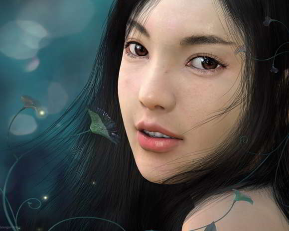 Karya Digital Art Painting Kim Hyung Jun