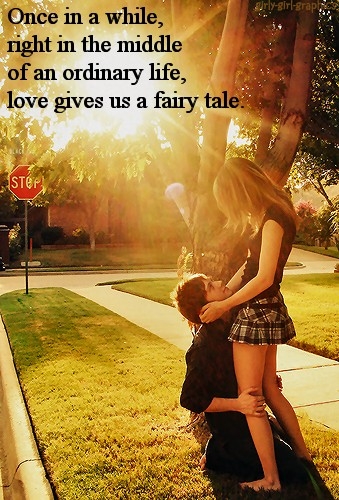True Daily Quotes: Love Gives Us a Fairytale