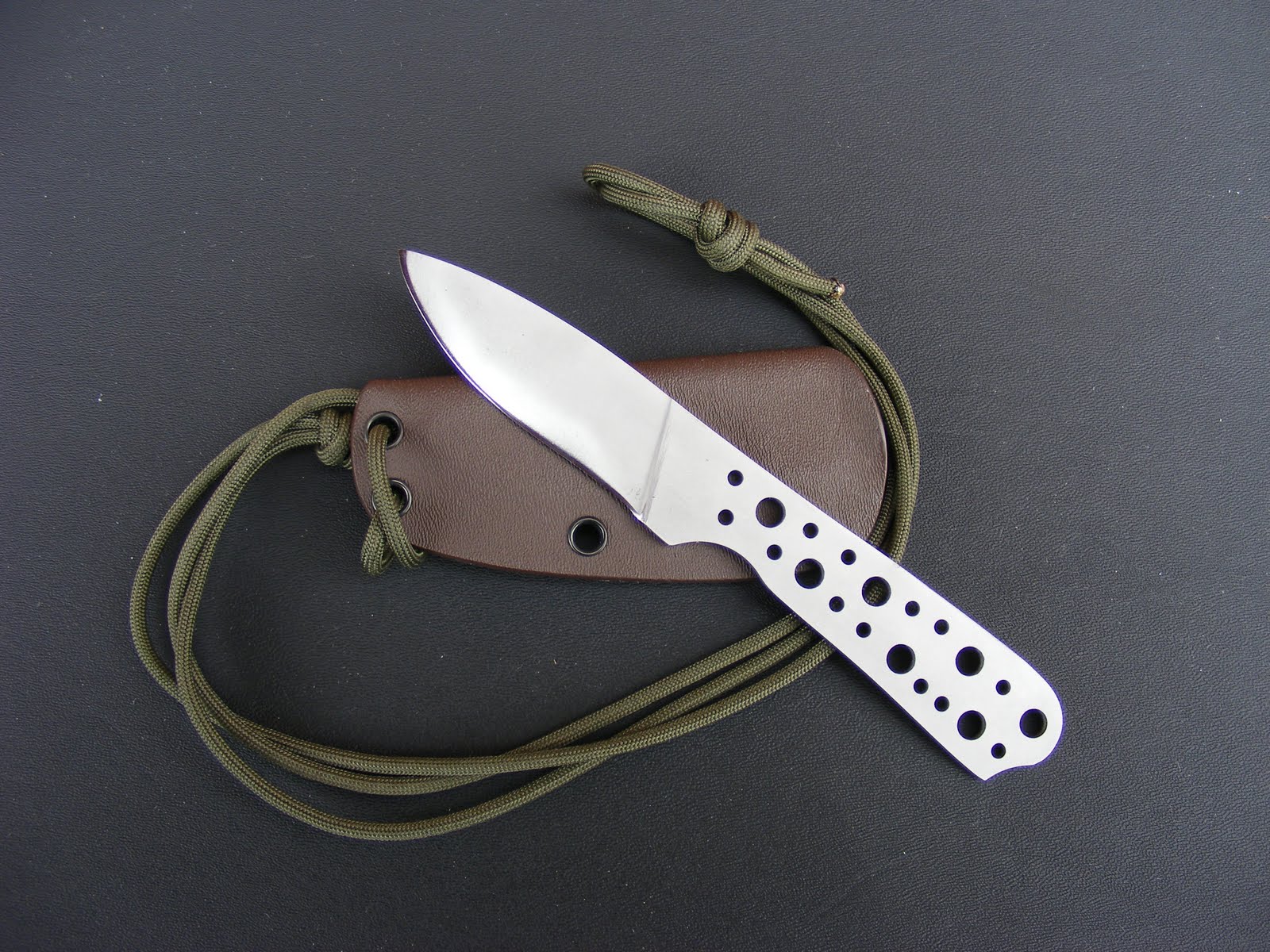Jeff Crowner Knives Baby Bear Survival Neck Knife