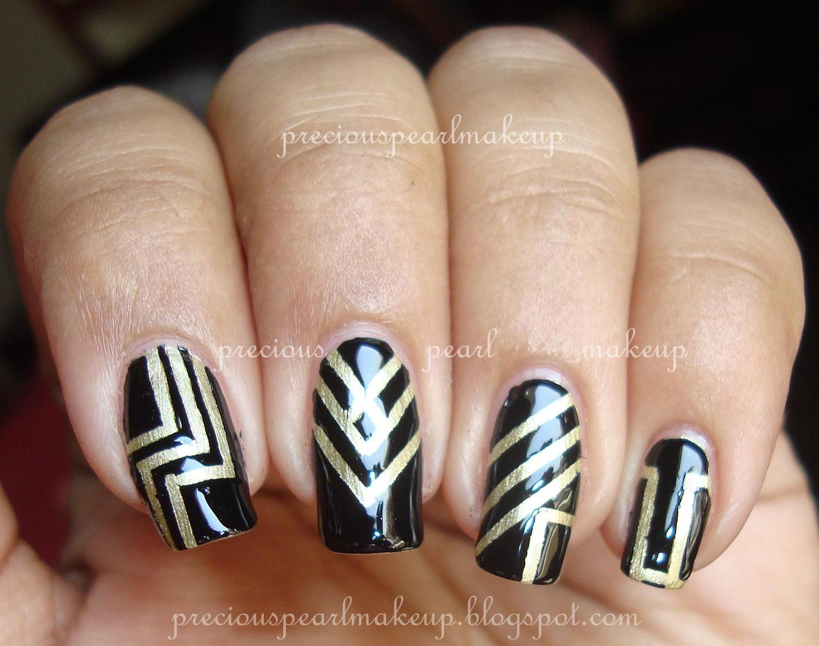 3. "Art Deco Nail Designs for the Great Gatsby Lover" - wide 2