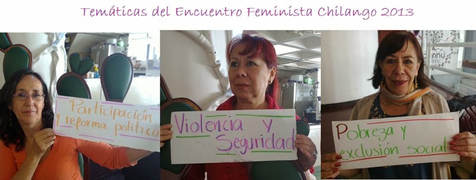 Temáticas del Encuentro Feminista Chilango 2013