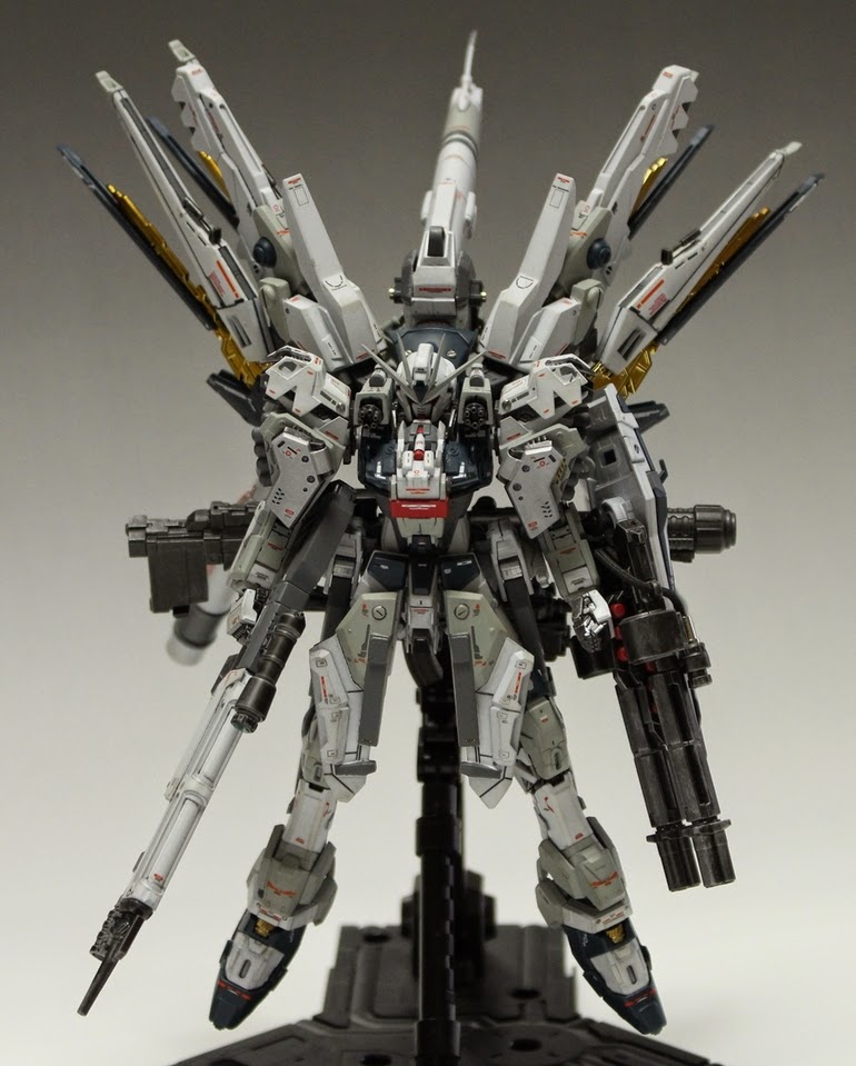 Custom Build RG 1/144 Strike Freedom Gundam HWS (Heavy Weapon System