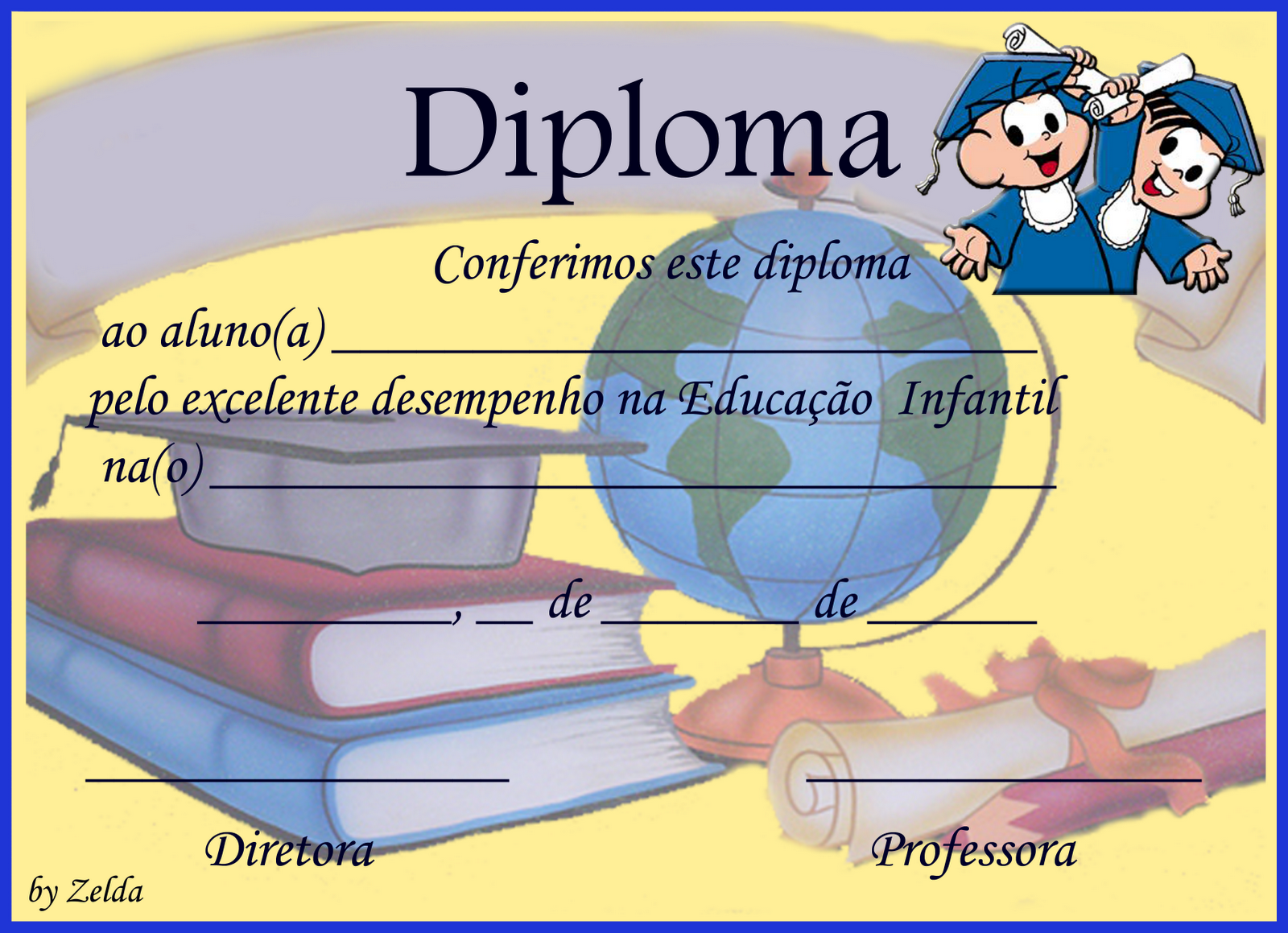 diploma infantil
