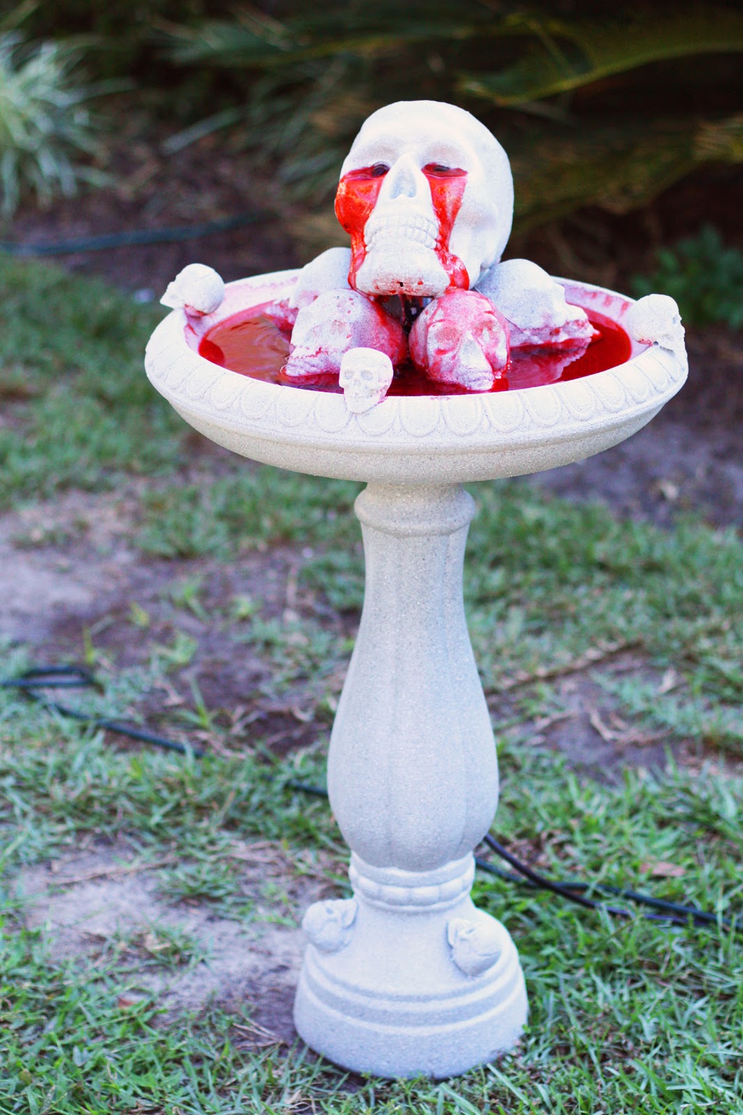 Southern Scraps DIY Skull Fountain