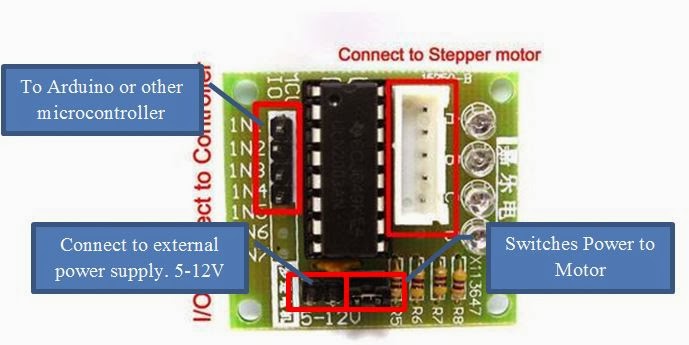 Arduino Stepper Motor Serial Control Switch