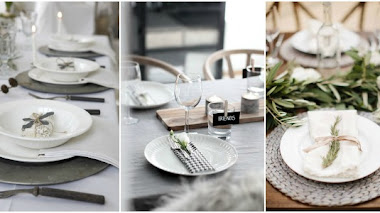 En la mesa, todos en su sitio. Ideas para señalar su lugar.