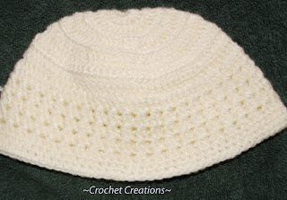 Crochet infant hat