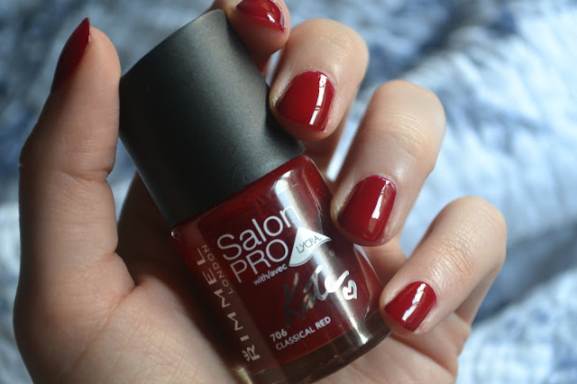 rimmel salon pro classical red swatch