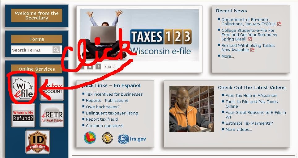 Traci says "hi" ) How to file for your rent rebate online! ) (for Wisconsin, at least)