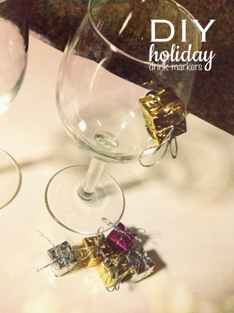 Ashley Thunder Events DIY Holiday Drink Markers