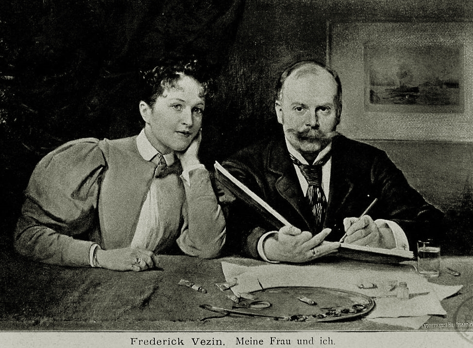 Frederick Vezin and his wife Ida 
