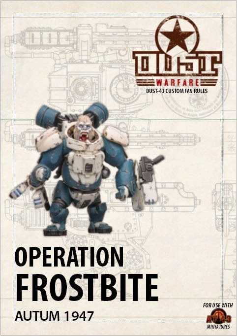 Dust Warfare Campaign Book - Operation Frostbite - Front Cover Dust Warfare Campaign Book - Operation Frostbite - Front Cover